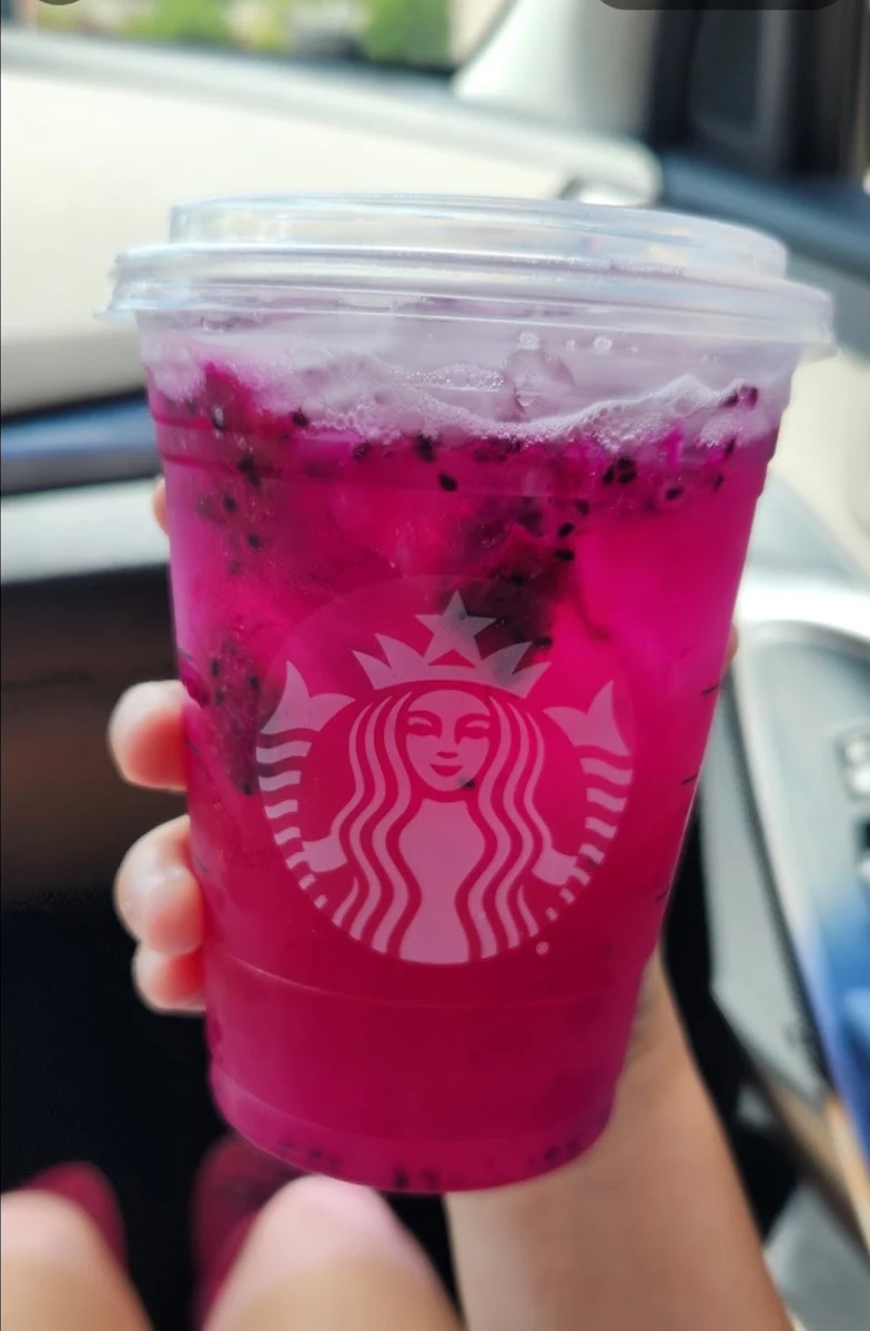 Mango Dragonfruit Starbucks Refreshers Beverage