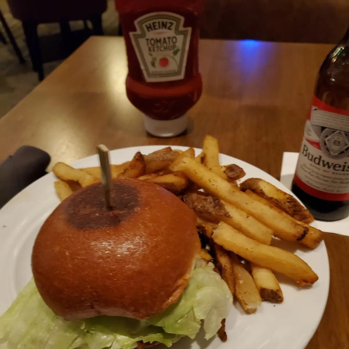 Burger and Fries