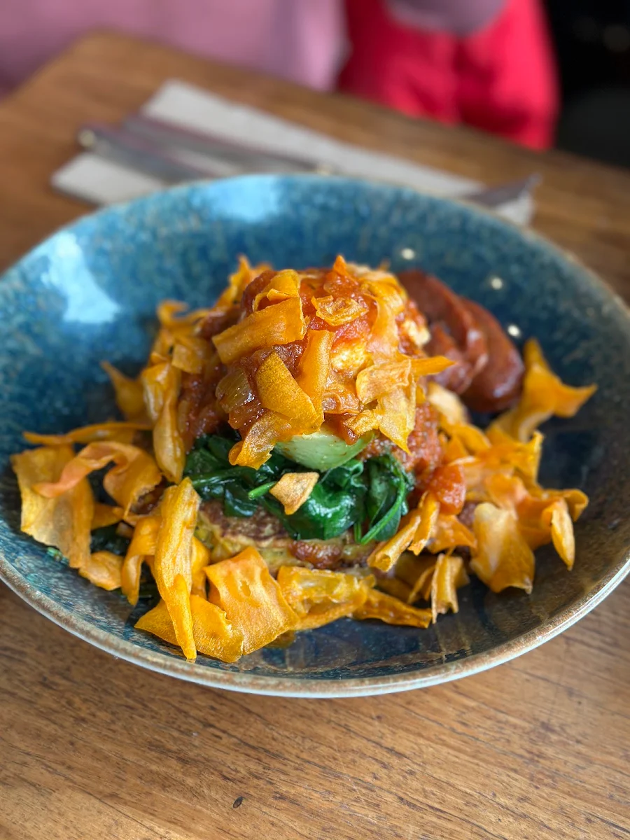 Zucchini and Corn Fritters, Axil Coffee Roasters Hawthorn