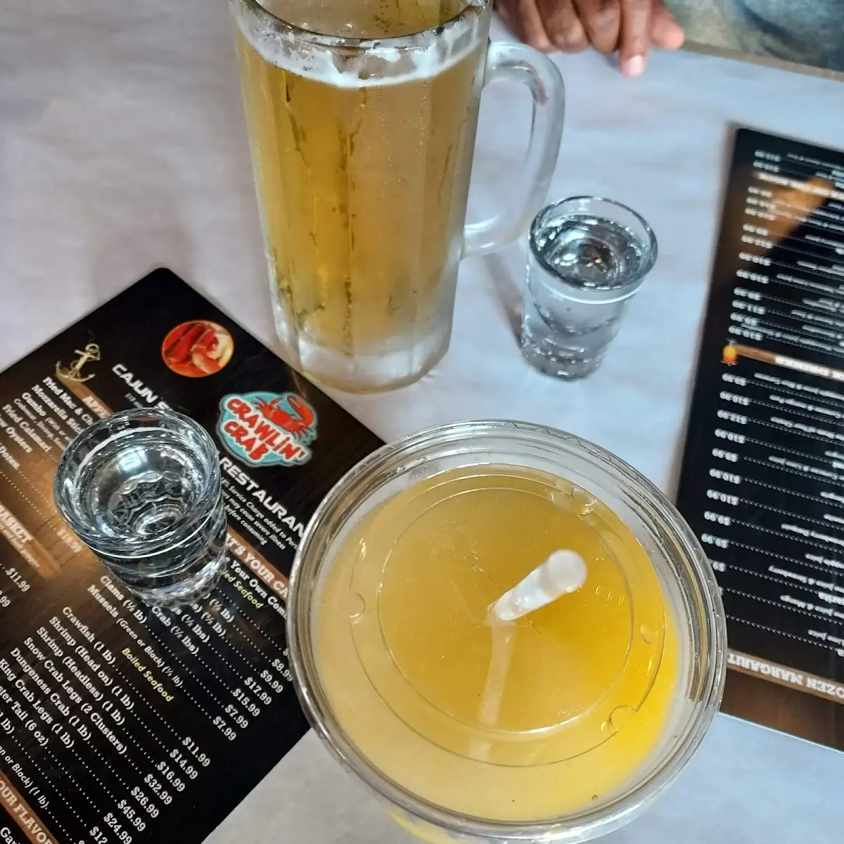 Mango Margarita Dos Equis Don Julio Shots