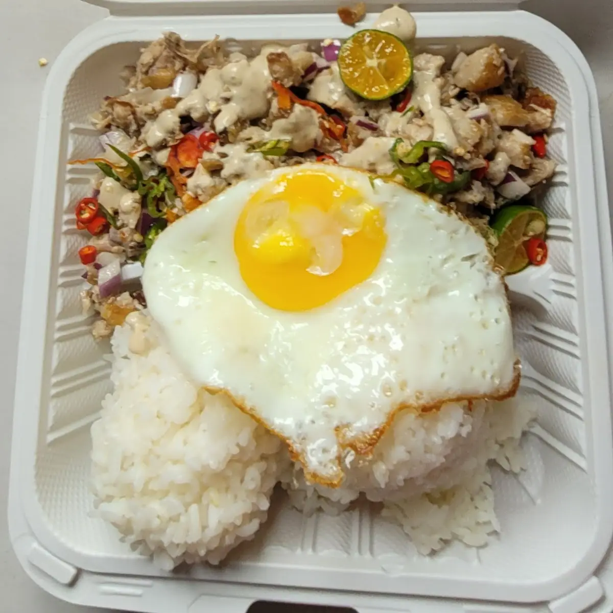Sisig with Egg