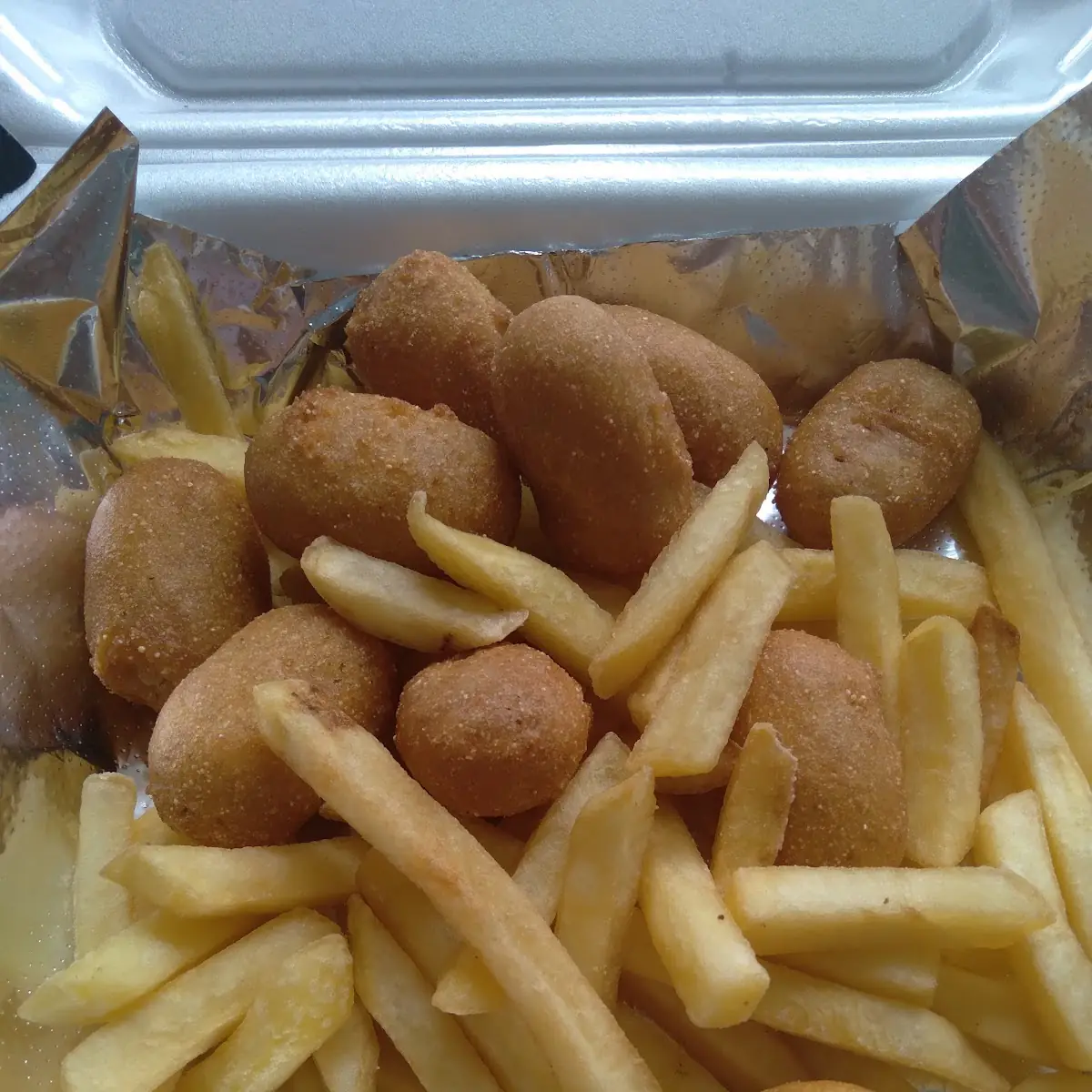 Mini Corn Dogs Con Papas