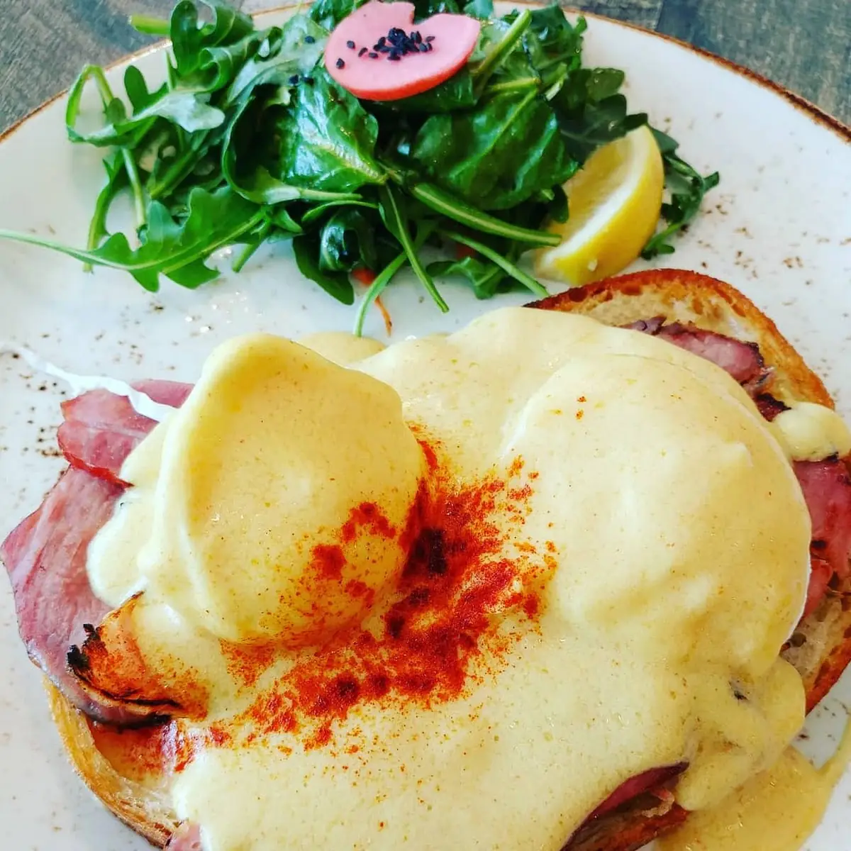 Eggs Benny with Bacon