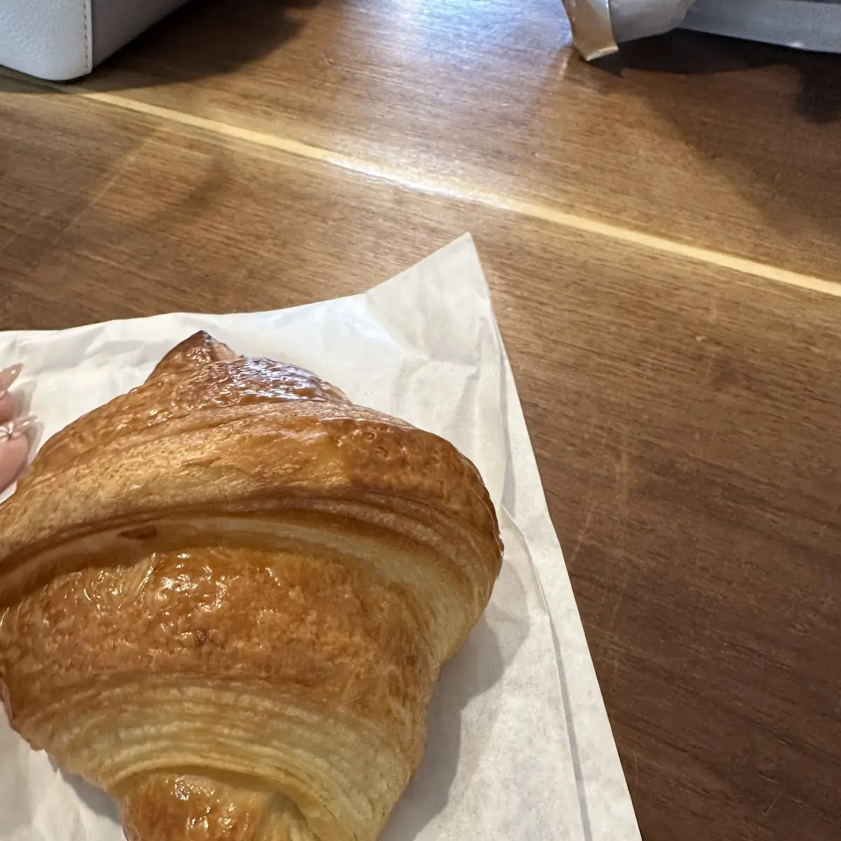 Ham and Cheese Croissant Sandwich