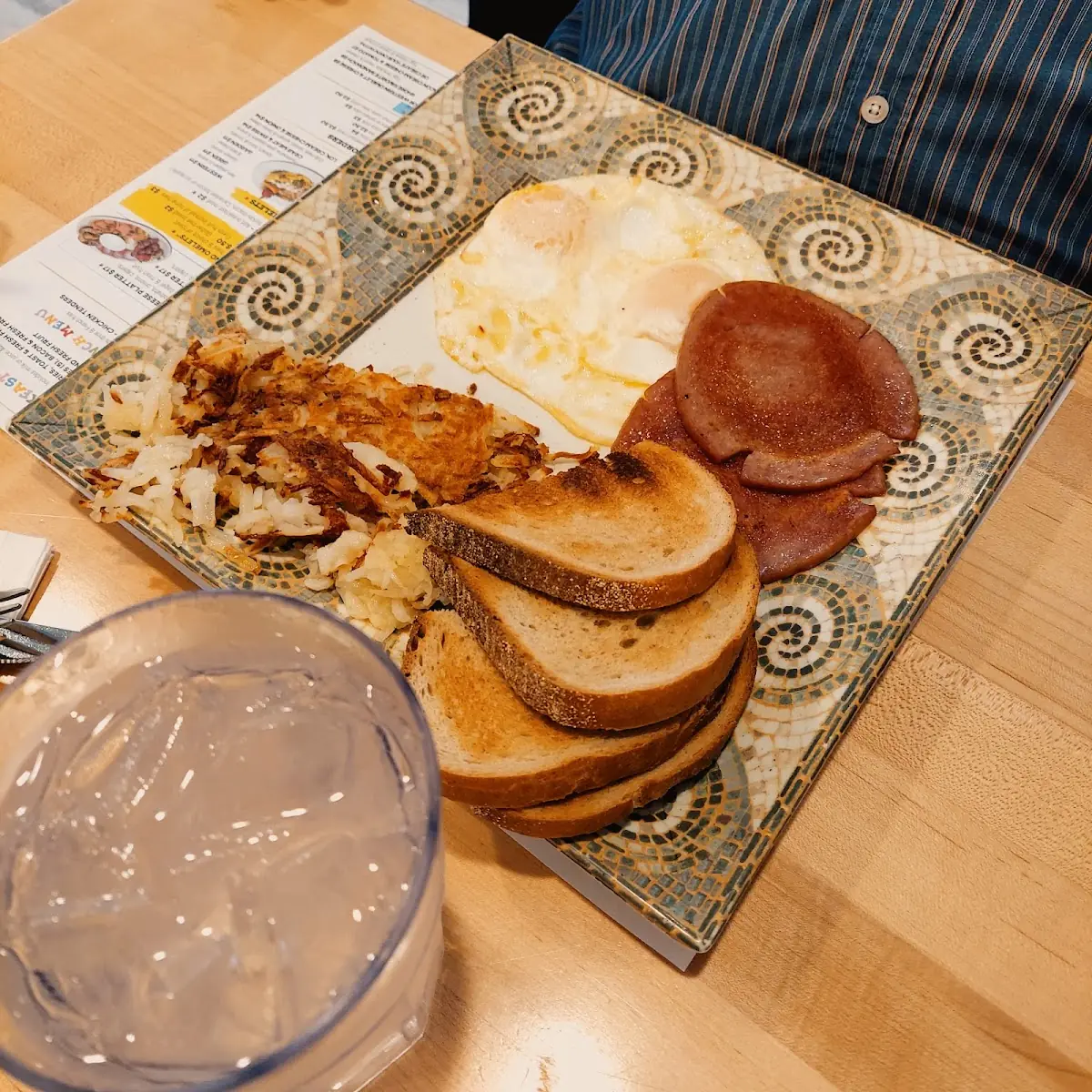 2 over Pork Roll & Hash Browns