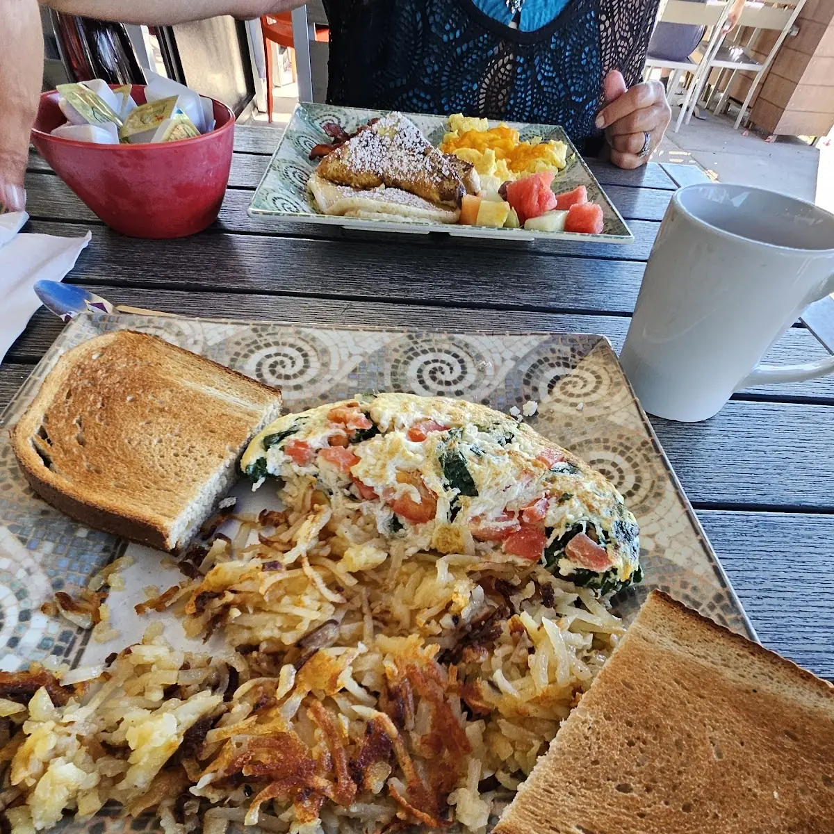 Egg White Greek Omelette
