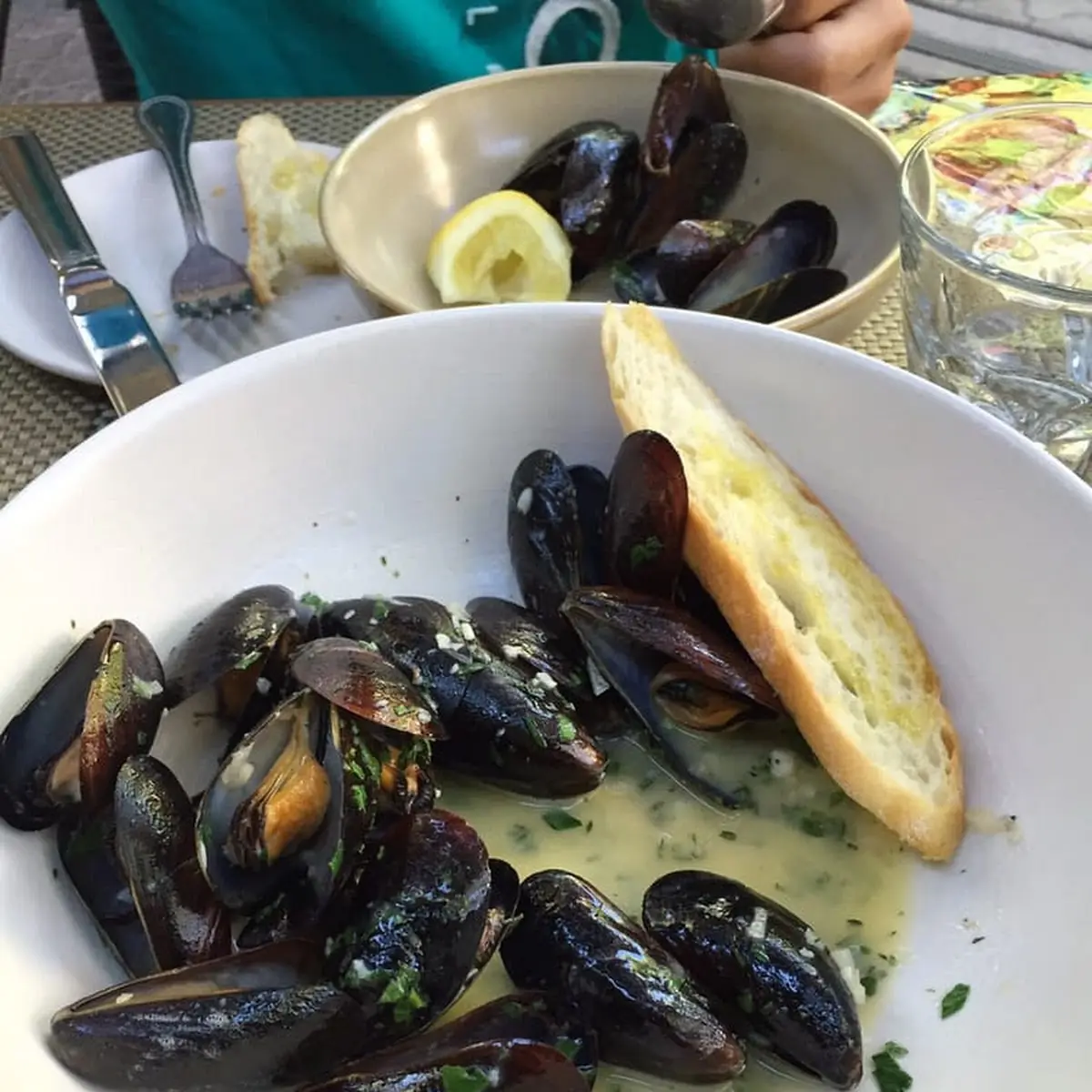 Wood Oven-Roasted Mussels