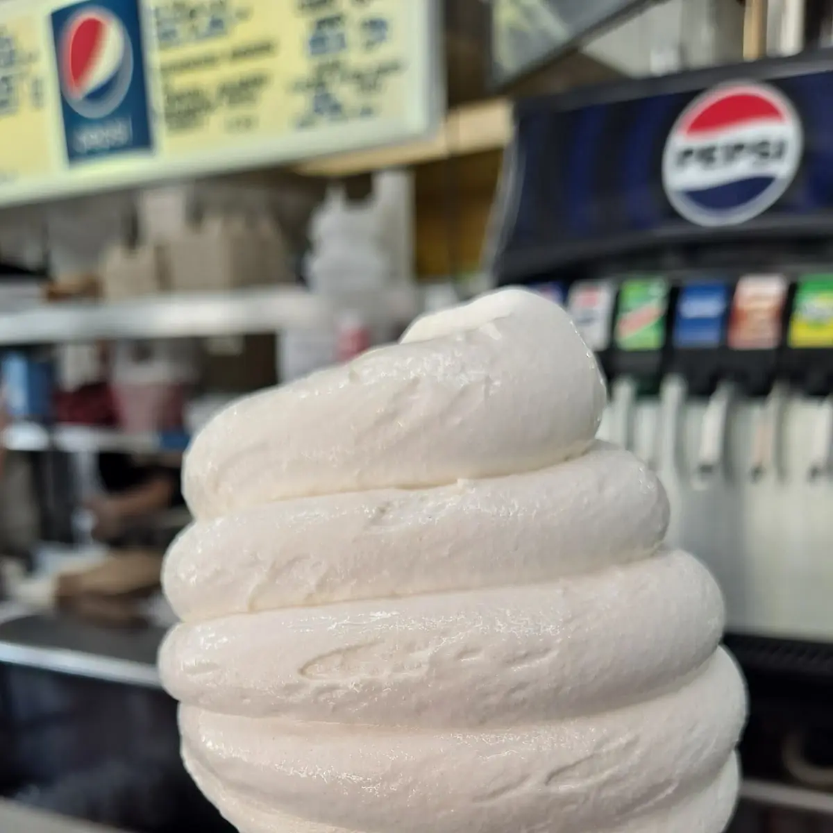 Small Soft Serve Ice Cream Cone