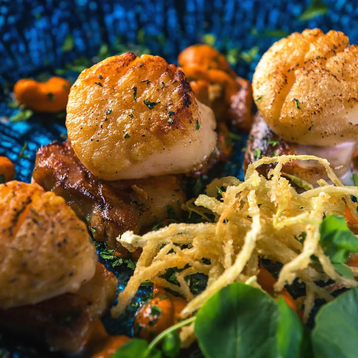 Seared Diver Sea Scallops