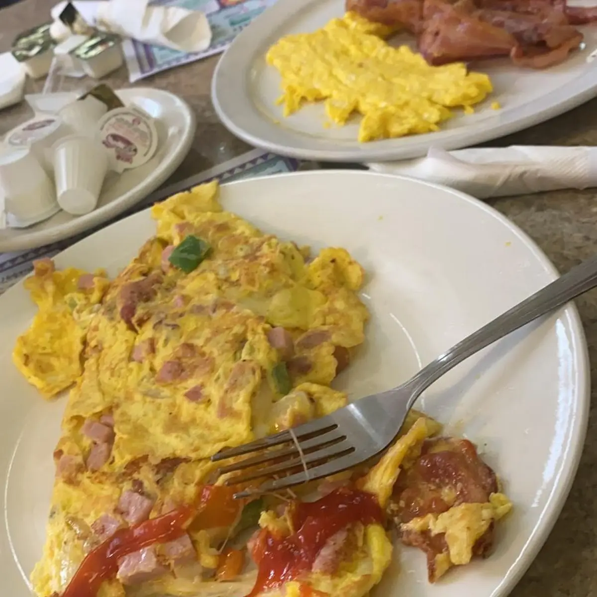 Ham and Cheese Omelette