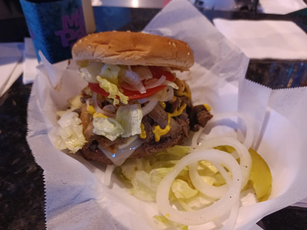 Mushroom Swiss Burger
