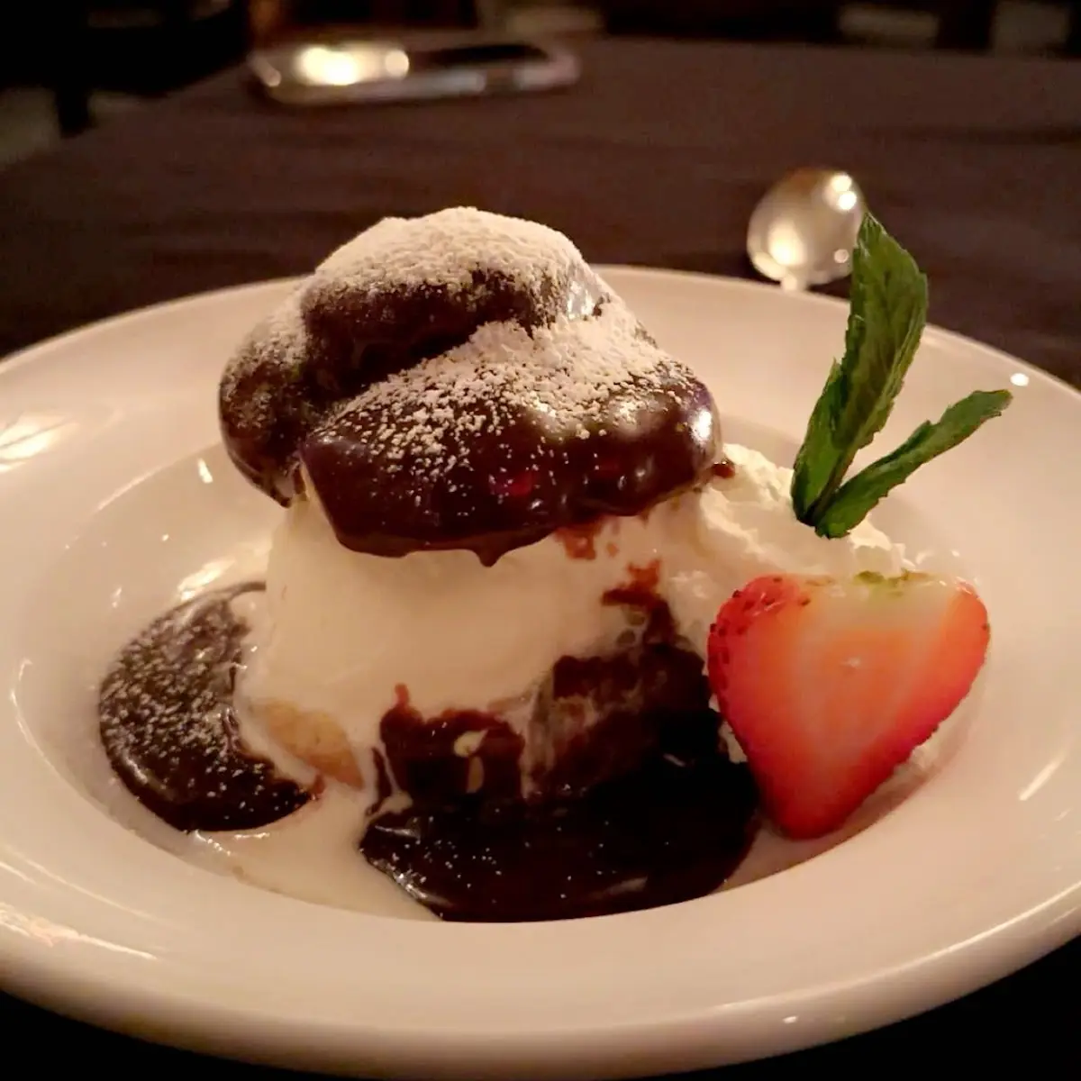 Hot Fudge Cream Puff