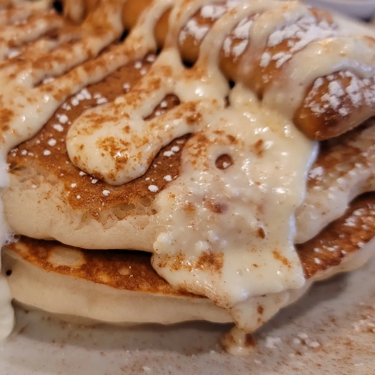 Cinnamon Roll Pancakes