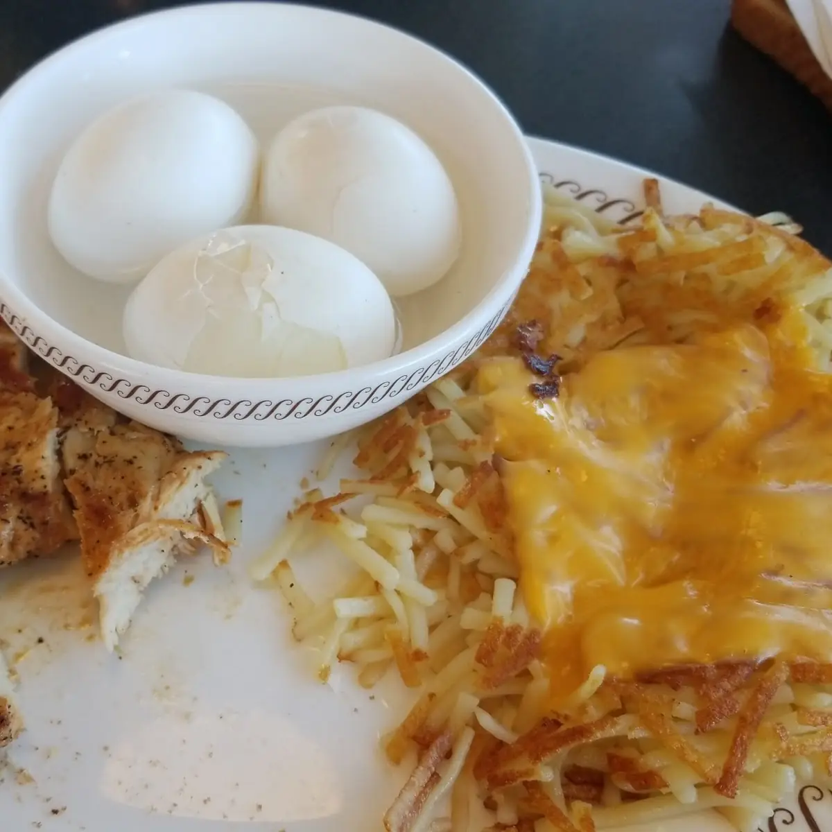 Chicken and Boiled Eggs