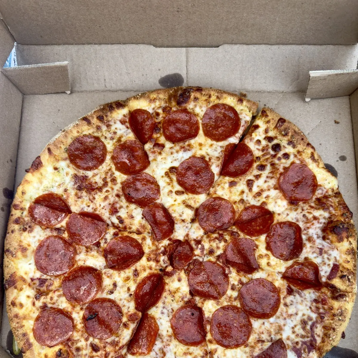 Thin Crust Pepperoni Pizza