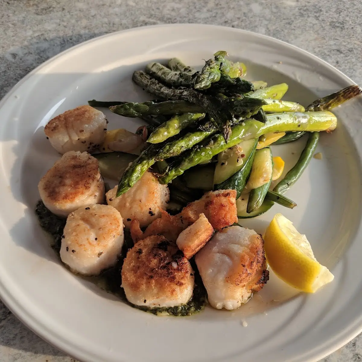 Pan Seared Scallops