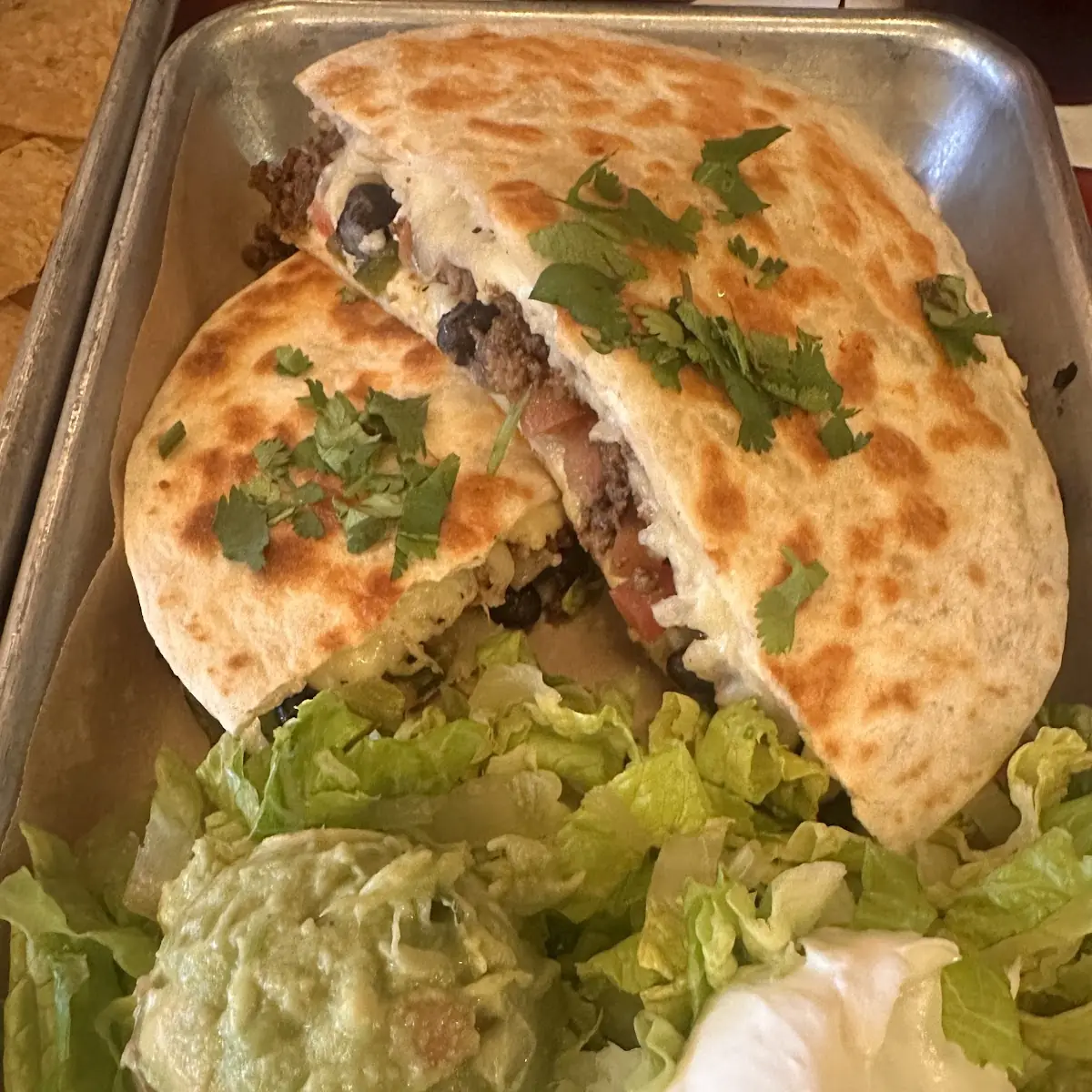 Quesadilla with Ground Beef