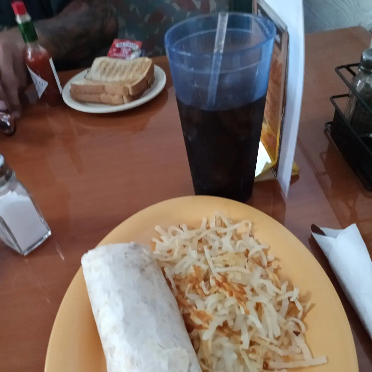Breakfast Burrito with Hash Brown Potatoes