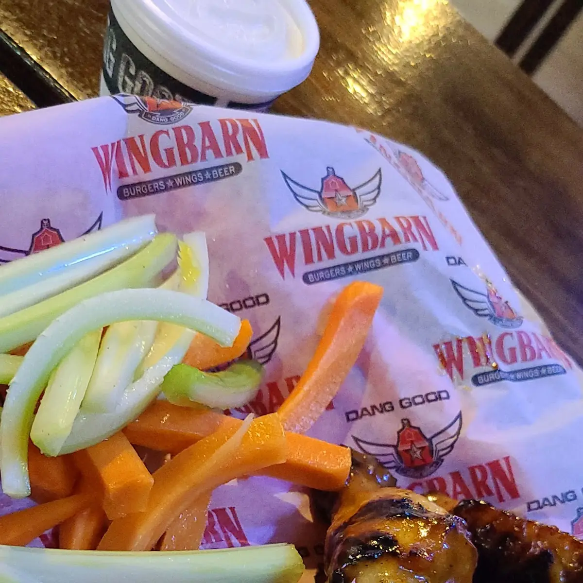 Grilled Mango Habanero Bone in Wings