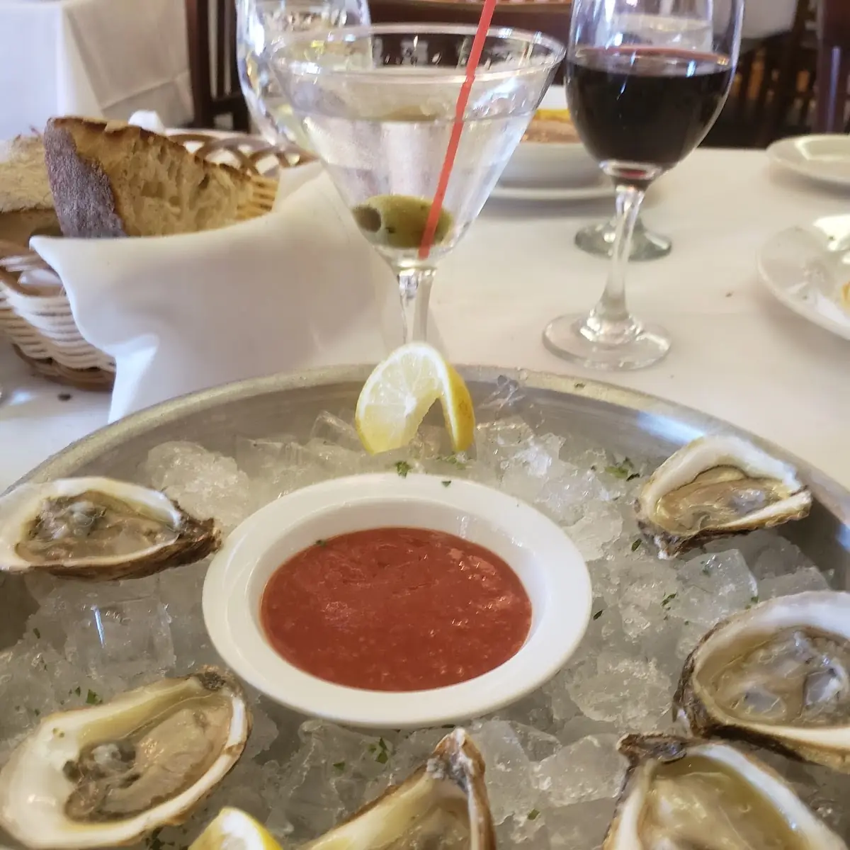 Blue Point Oysters on the Half Shell