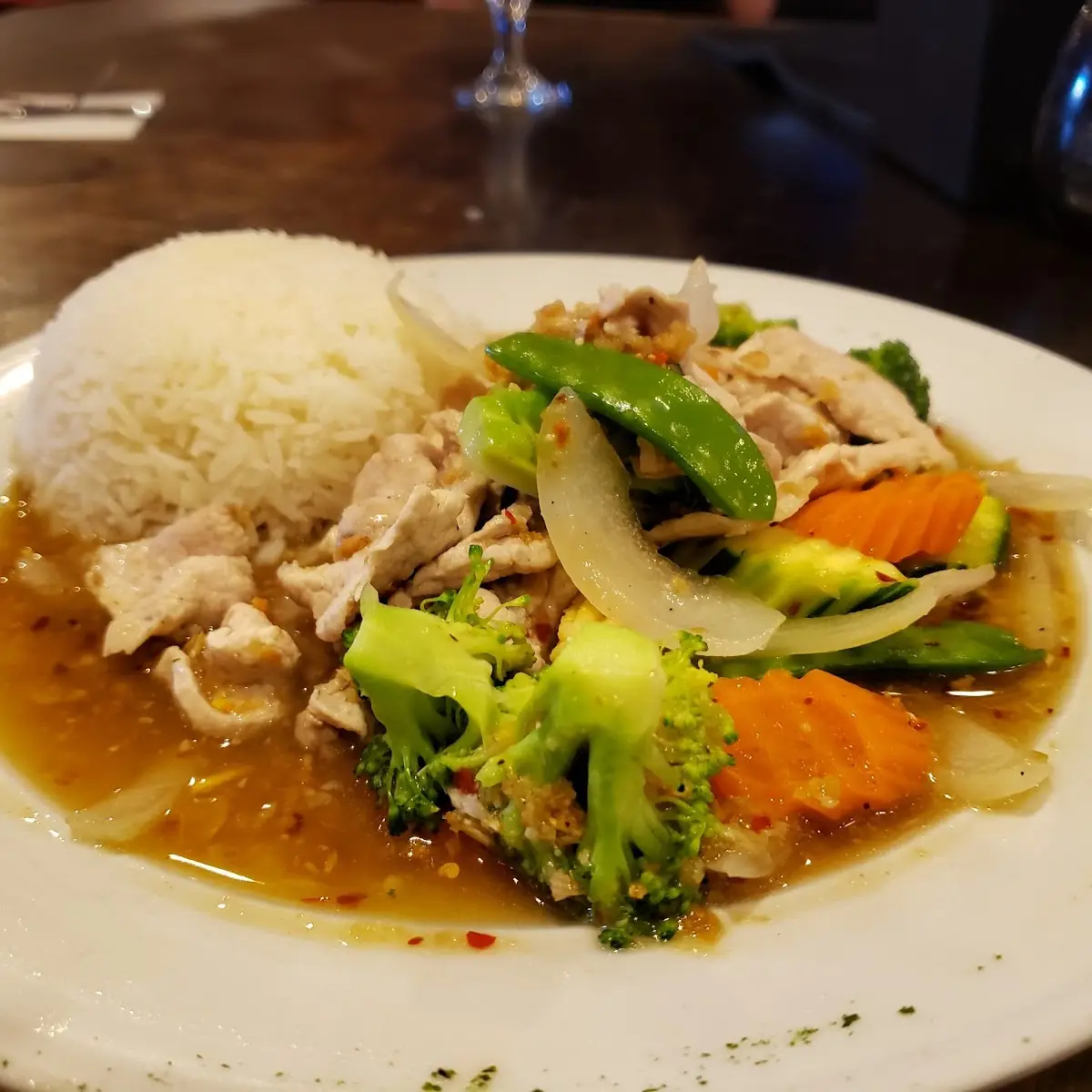 Garlic Chicken with Rice