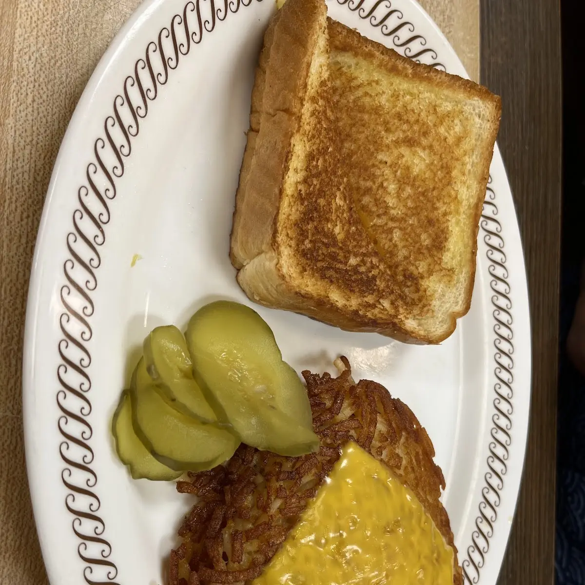 Cheese Sandwich with Double Hash Brown