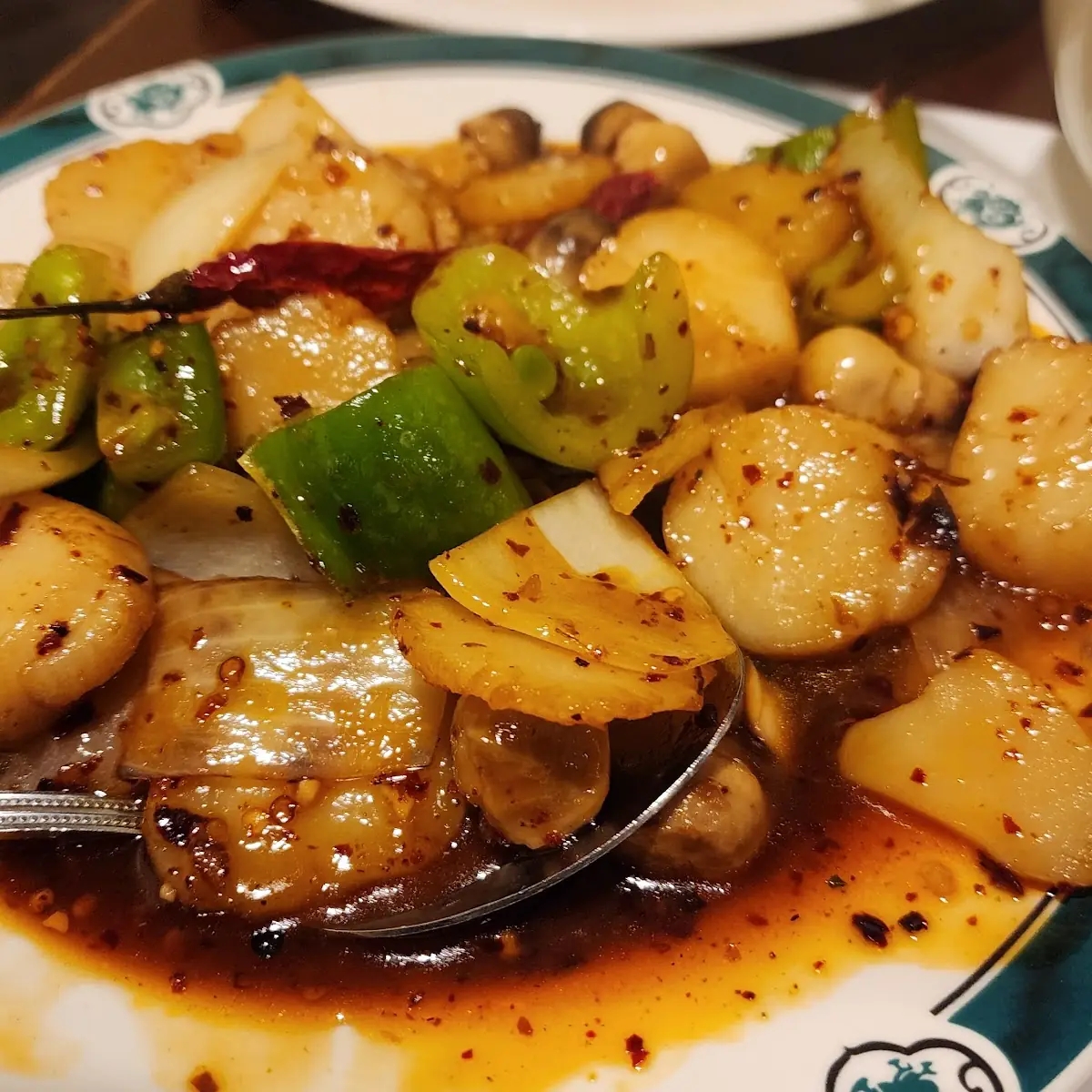 Scallops in Black Bean Sauce