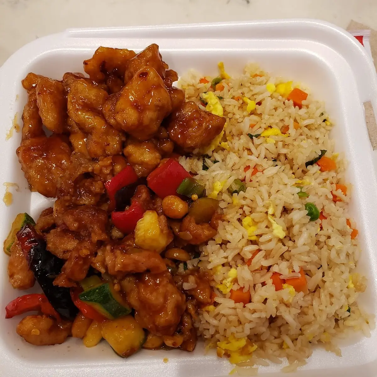 Orange Chicken Fried Rice