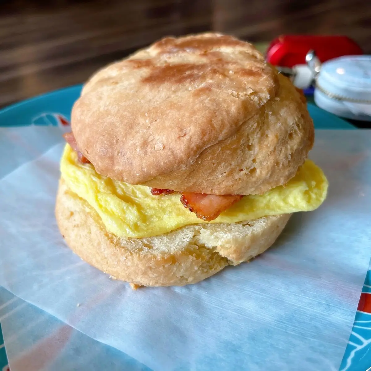 Bacon and Egg Biscuit