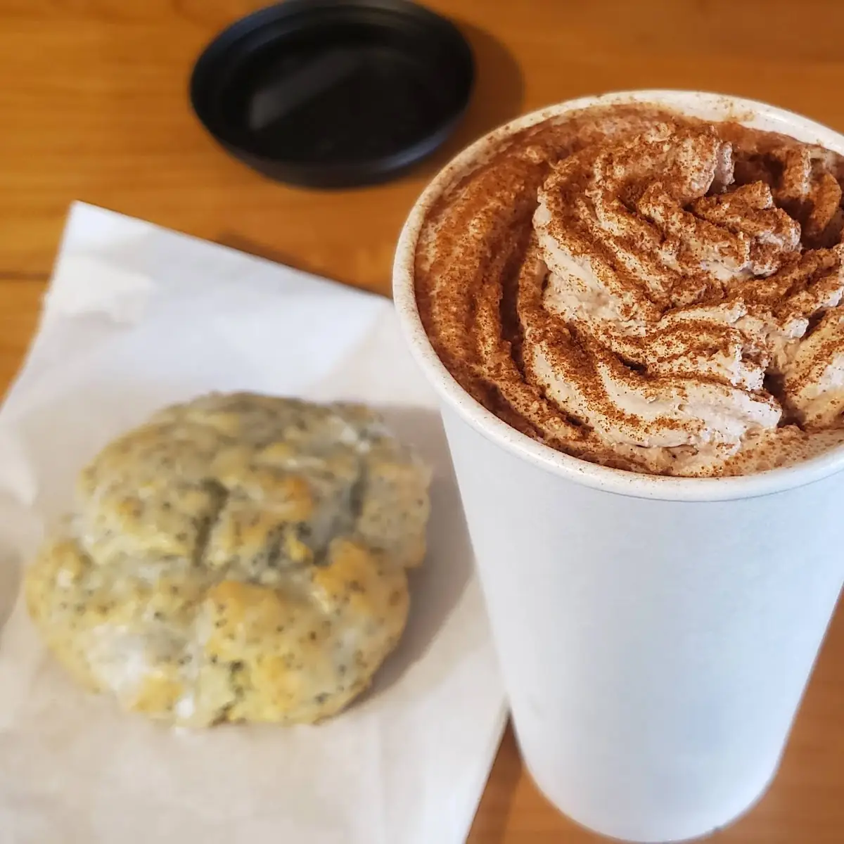 Lemon Poppyseed Scone