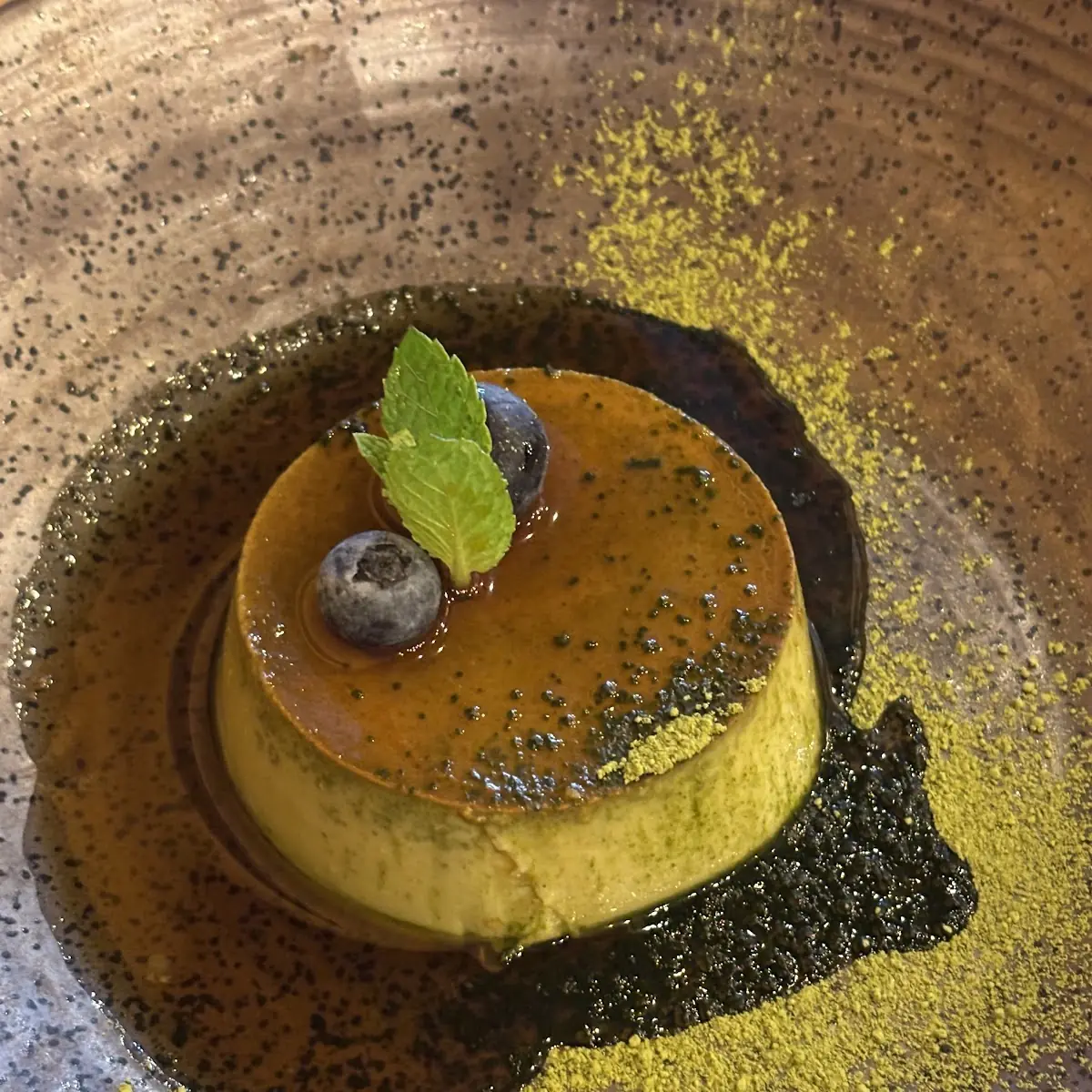 Matcha Flan