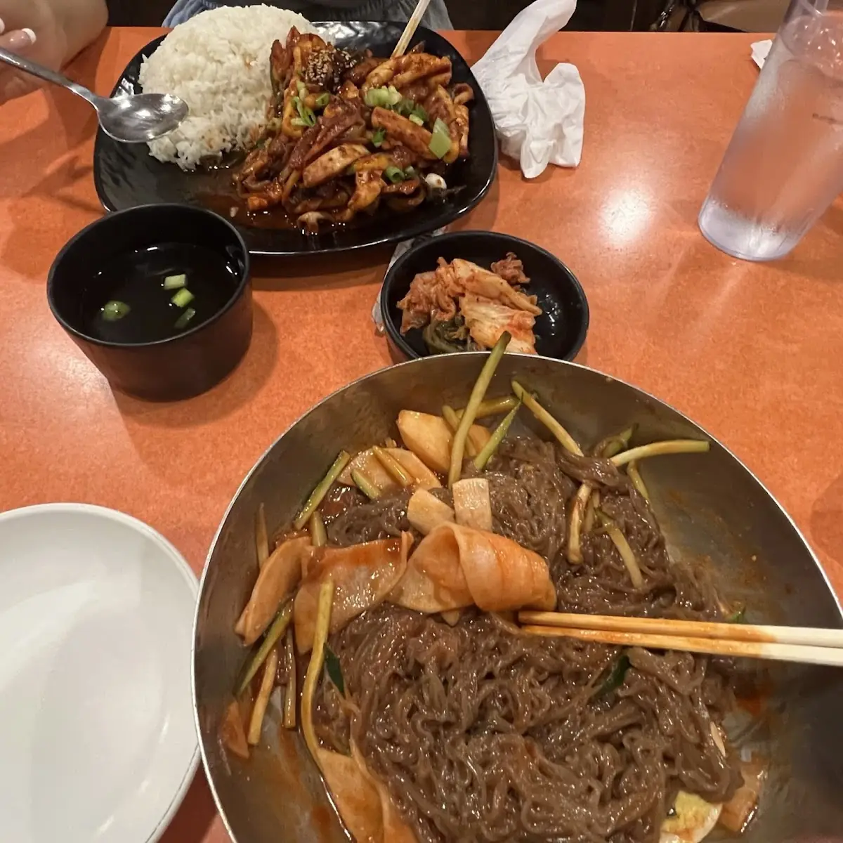 Bibim Naengmyun & Ojingeo Dupbap