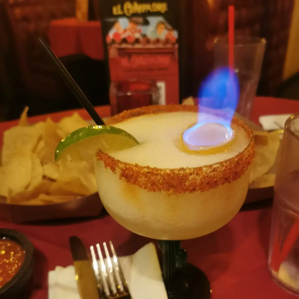 Flaming Mango Margarita