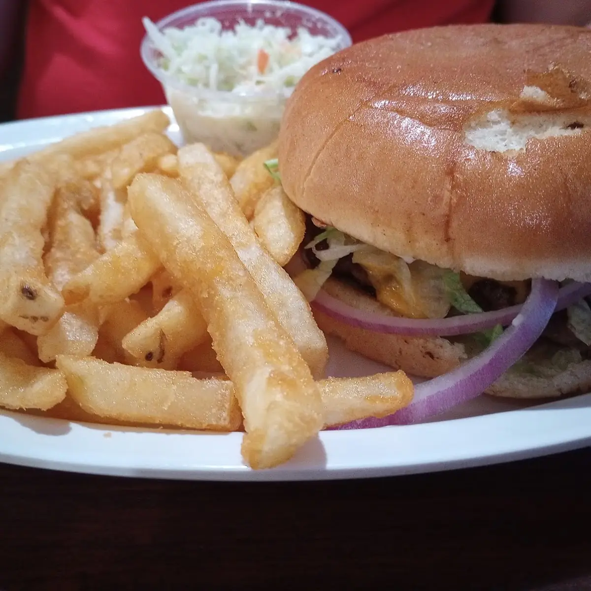 Burger and Fries