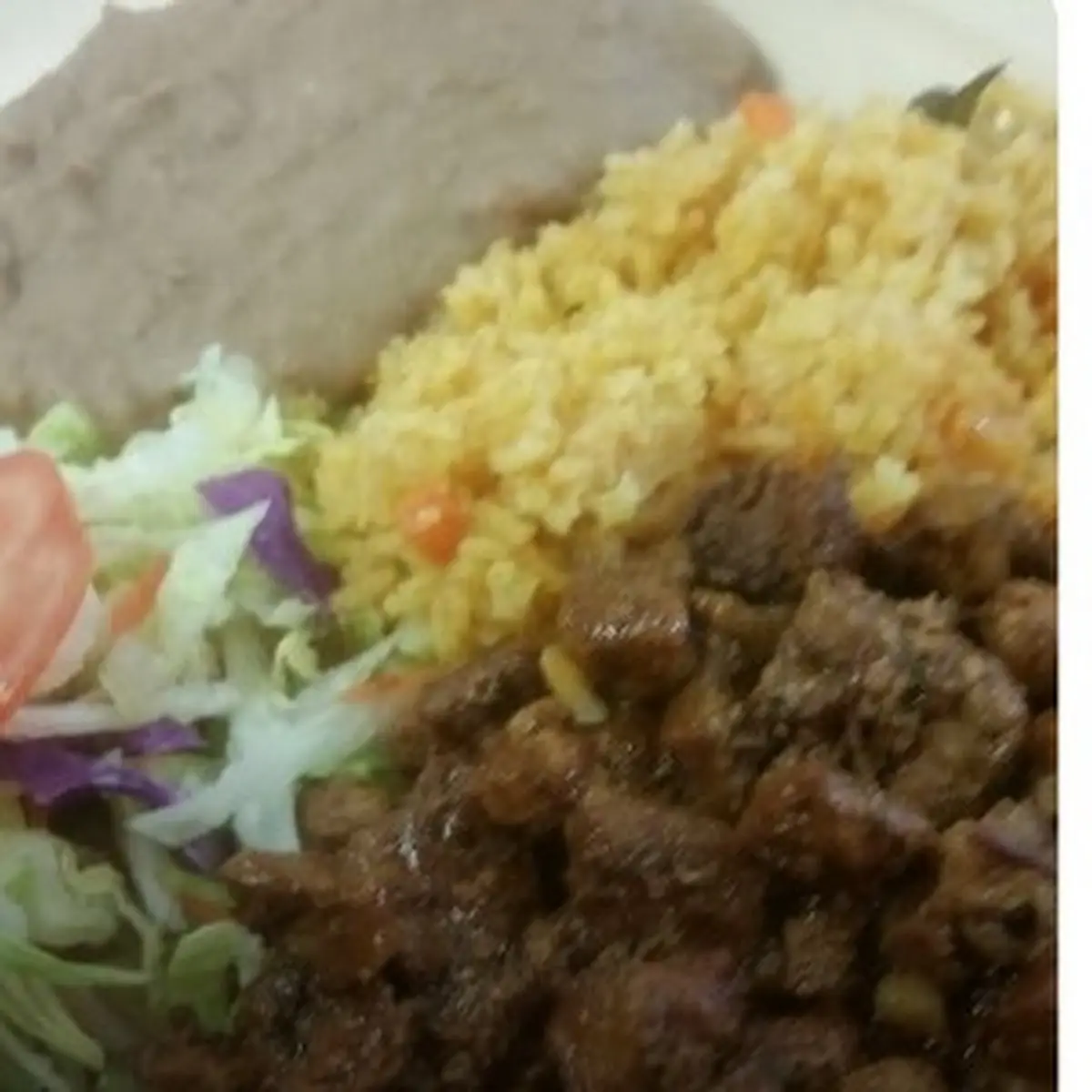Carne Guisada Plate