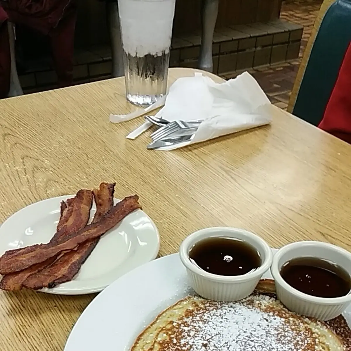 Blueberry Pancakes and Bacon