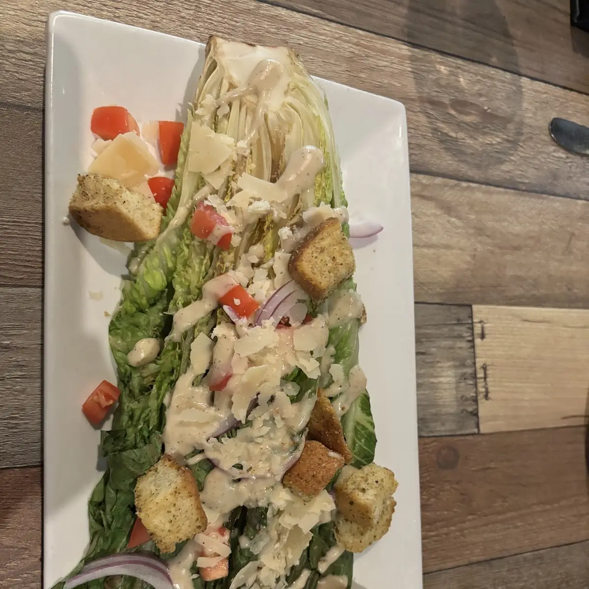 Roasted Garlic Caesar Salad