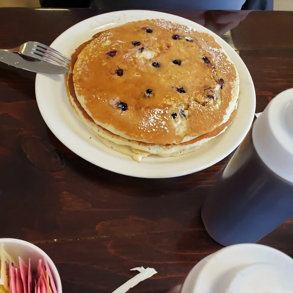 Chocolate Chip Pancakes Breakfast