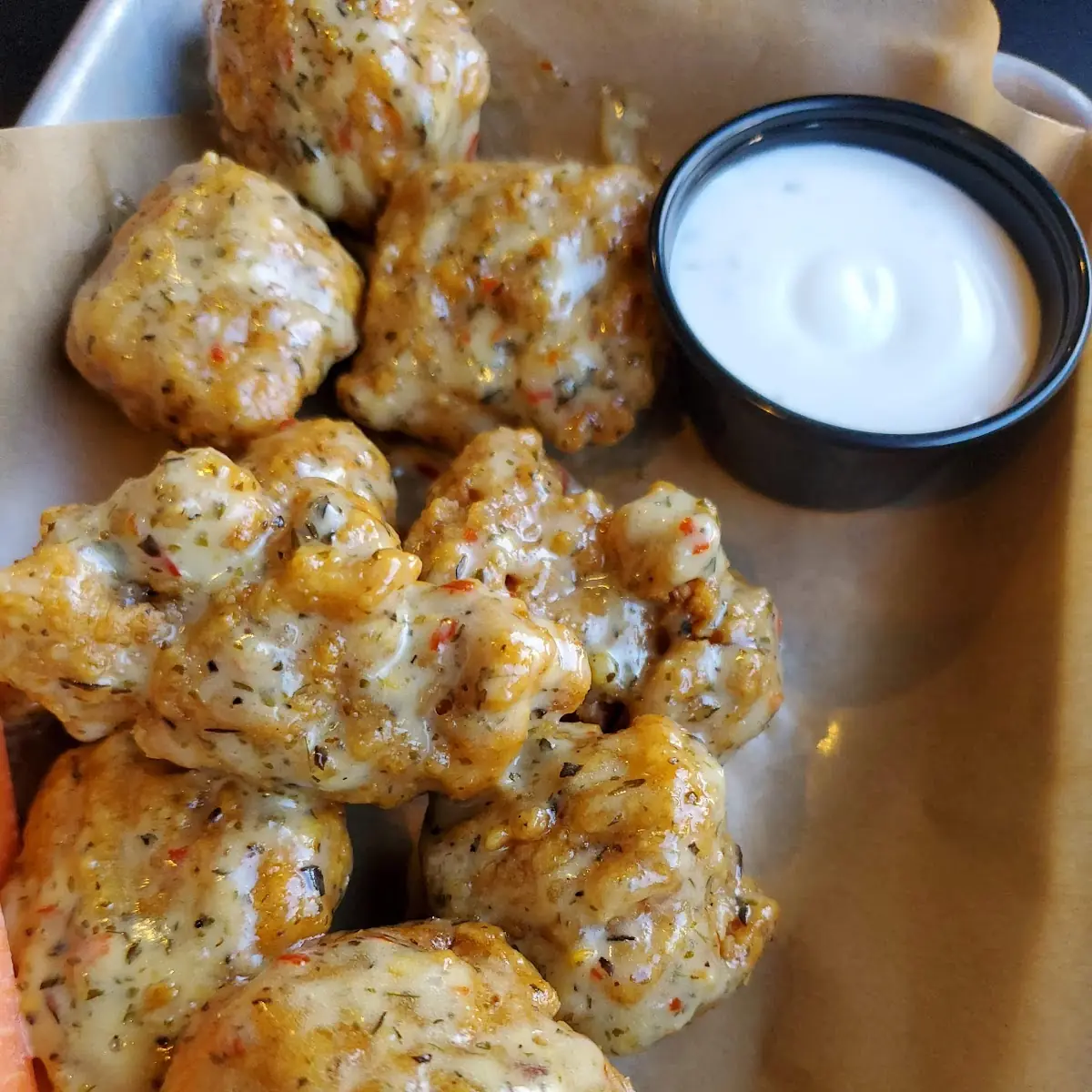 Garlic Parmesan Boneless Wings