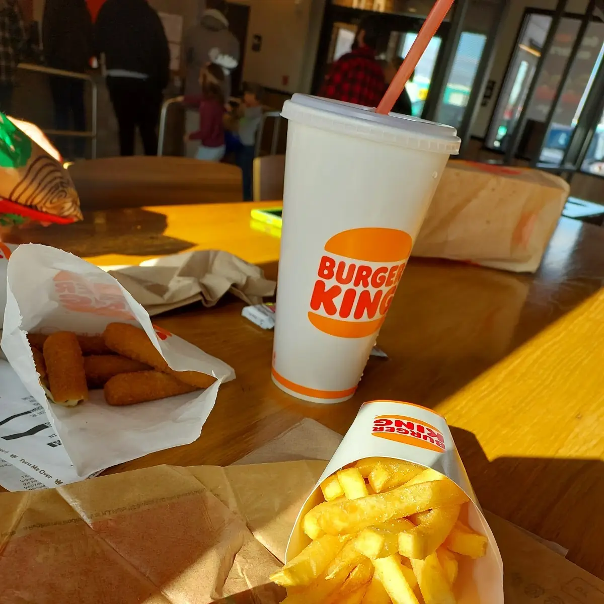 French Fries and Mozzarella Sticks