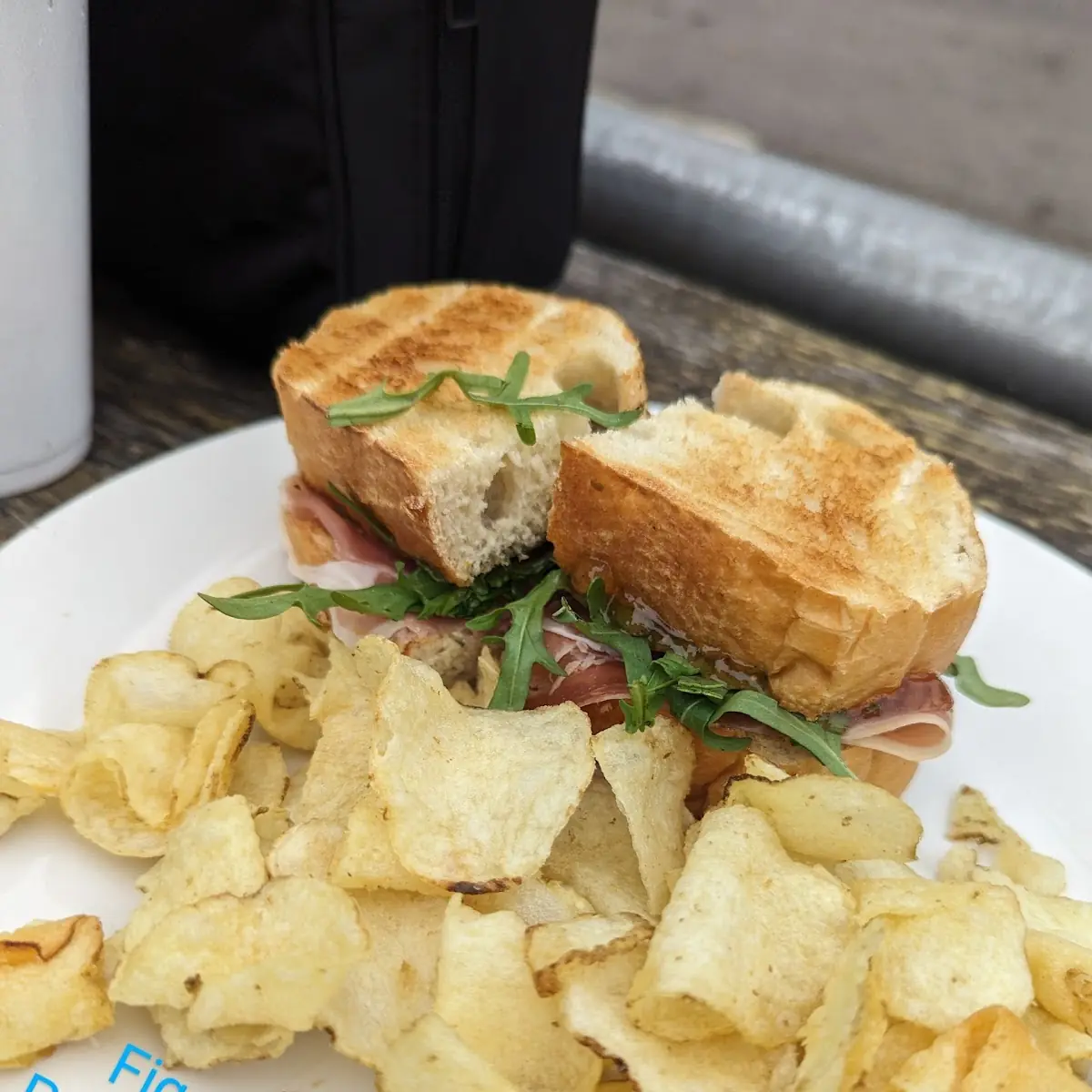 Fig Boursin and Prosciutto Sandwich