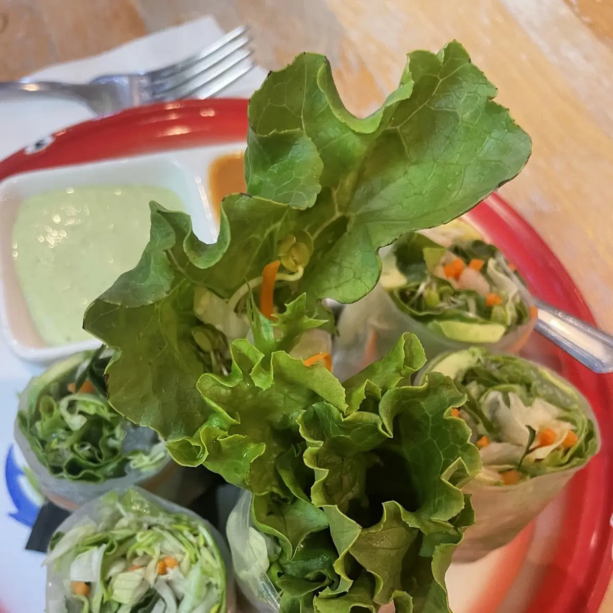 Fresh Spring Rolls with Dips