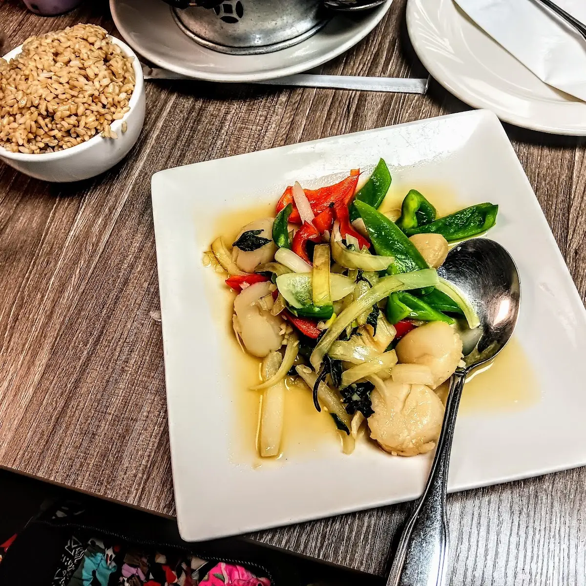 Scallop with Garlic Sauce