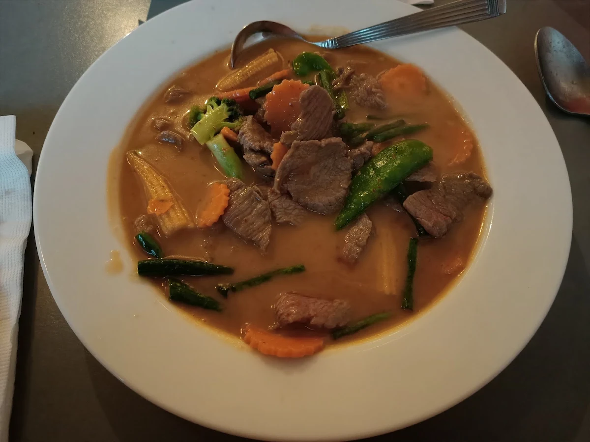 Lamb Panang Curry, Fan Thai Restaurant