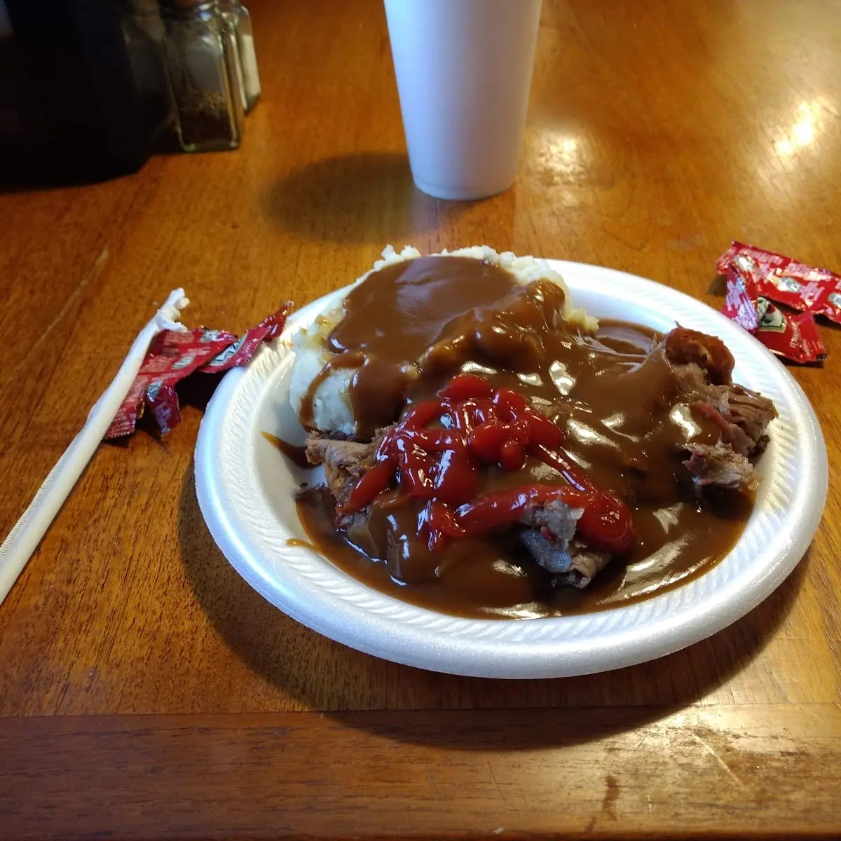 Hot Beef Sandwich Platter