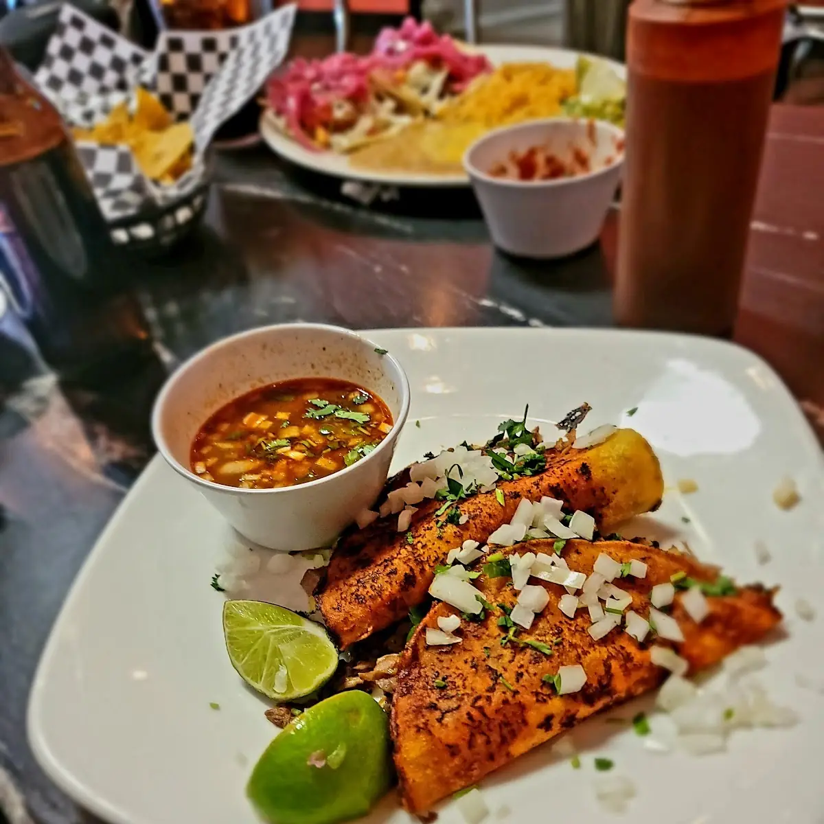 Quesa Birria Tacos Plato
