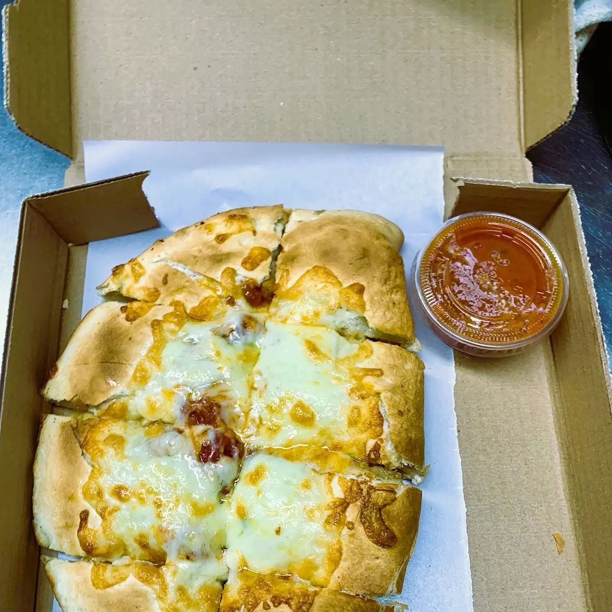 Meat Lovers Calzone Large and Packed Full
