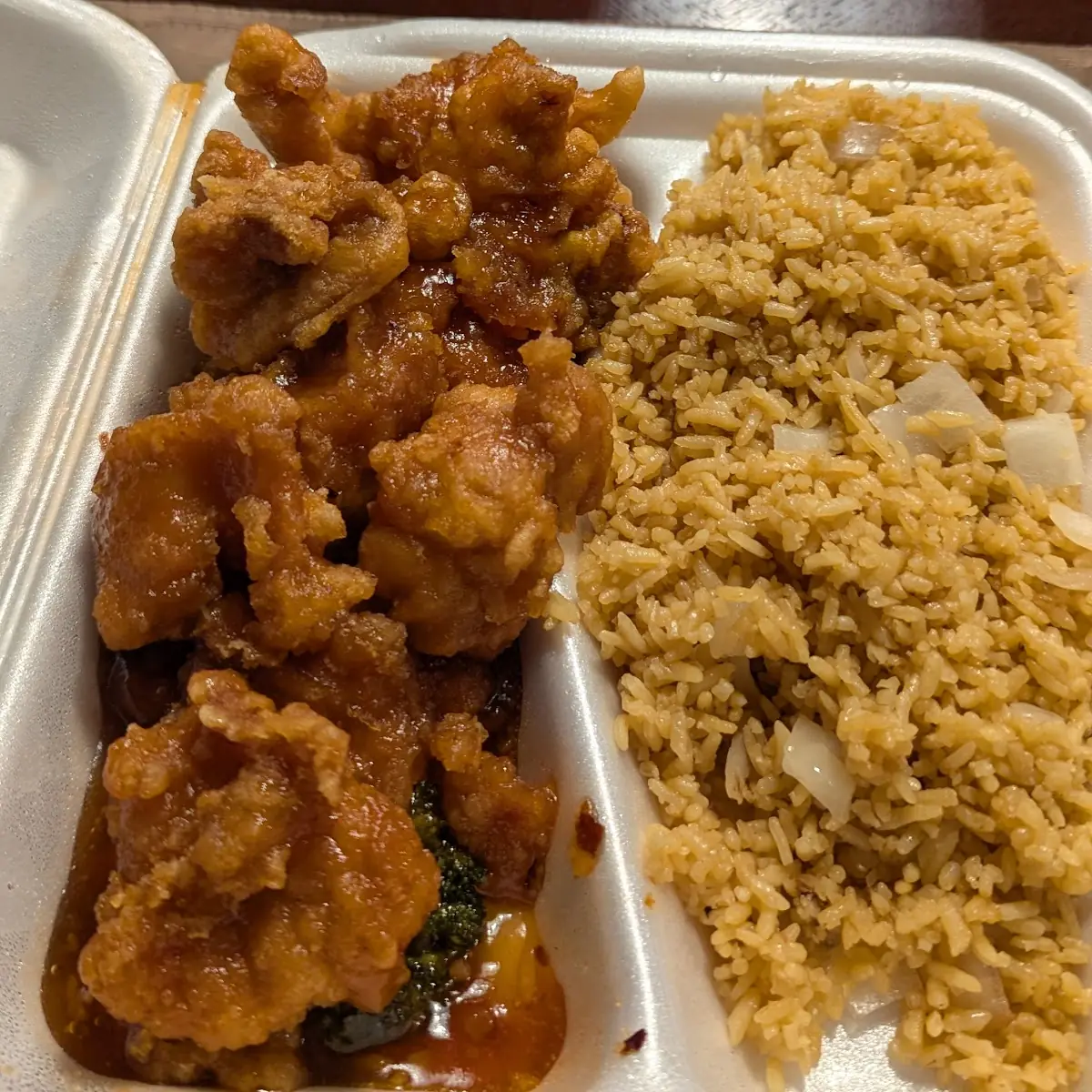 General Ty's Chicken with Fried Rice