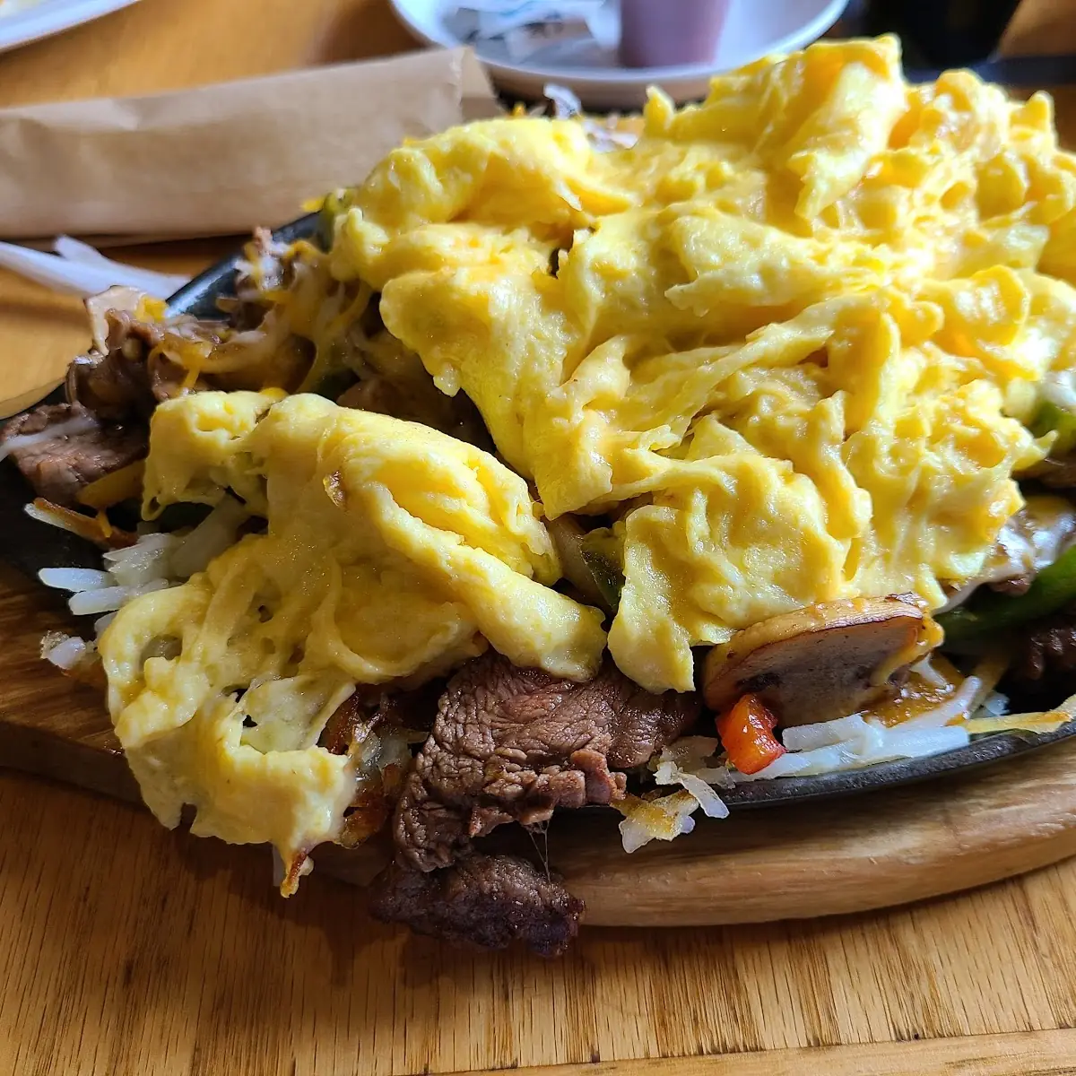 Steak Fajita Omelet