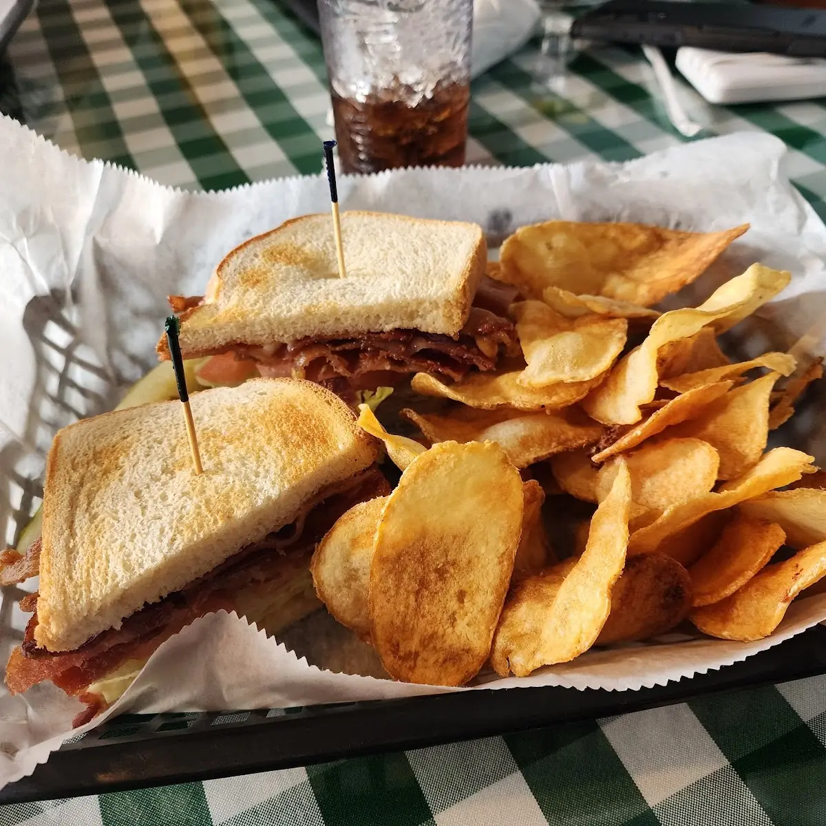 blt with Kettle Chips